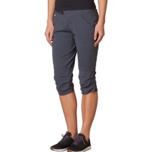 PRANA Jasmine Knicker Crops Grey Size 10